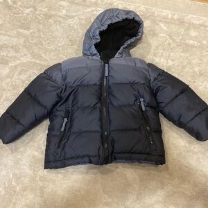 Rothschild Baby Boy Contrast Fleece Vestee Puffer Jacket Charcoal Ombre
Size 24m